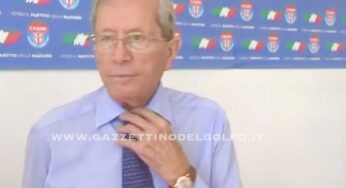 Scomparsa del Sen. Michele Forte, Bartolomeo: “Non si è mai risparmiato. Tanti anni vissuti da avversari ma sempre con stima e rispetto reciproci”