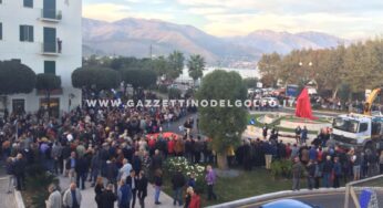 Gaeta incanta: in tantissimi all’inaugurazione della fontana artistica