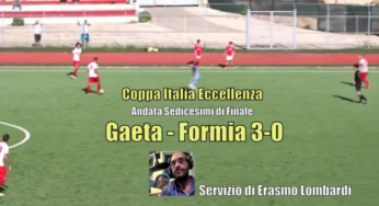 [Video] Pol.Gaeta-Formia 1905 3-0: gol e highlights del derby del golfo