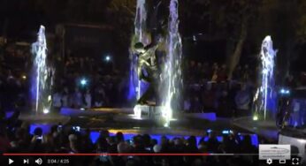 [Video] Gaeta in migliaia in piazza per l’inaugurazione della fontana artistica