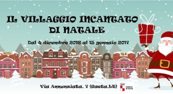 Babbo Natale ha scelto Gaeta: Tanta magia nel quartiere medievale con il “Villaggio Incantato di Babbo Natale