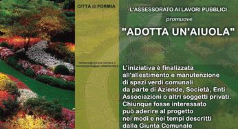 “Adotta un’aiuola”, Formia assegna le prime quattro aree