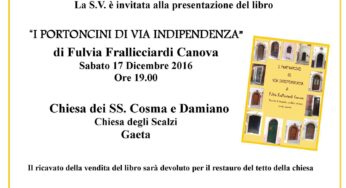 Gaeta/”I Portoncini di Via Indipendenza”: il libro di Fulvia Frallicciardi