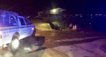 Formia/Auto si ribalta per il ghiaccio: Intervengono gli uomini della VER