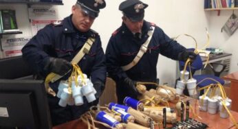 Sequestrati 78 chili di botti per Capodanno, denunciato 50enne