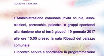 Carnevale 2017 a Formia, giovedì 19 l’incontro in Comune per programmare gli eventi