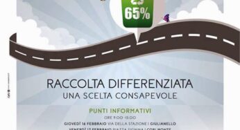 Cori, obiettivo 65%. Parte la nuova campagna di sensibilizzazione per la raccolta differenziata