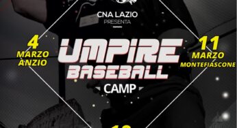 Al via il “Play Ball” per il primo Camp arbitrale del Lazio