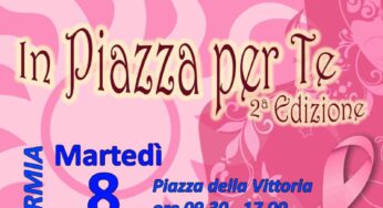 Formia/Prevenzione del tumore mammario, l’8 marzo torna “In Piazza per te”