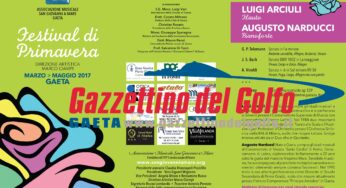 Torna a esibirsi a Gaeta il duo Arciuli-Narducci in concerto per flauto e pianoforte