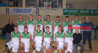 Gaeta/Serie C Silver: Basket Serapo 85’ sconfitta dalla forte Frassati Ciampino