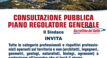 Piano Regolatore Generale: Gaeta al via le consultazioni pubbliche