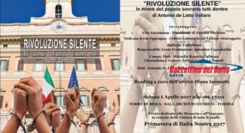 “Rivoluzione Silente”: a Formia la presentazione del romanzo noir