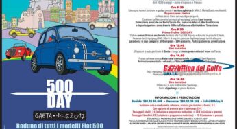 Domenica 14 maggio a Gaeta …. è 500 Day: al via la terza edizione