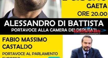 Gaeta, Di Battista e Giarrusso a supporto della candidata sindaco Vallucci