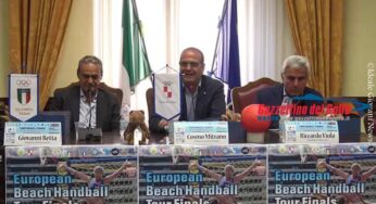 Presentato l’evento internazionale di Beach Handball al Comune di Gaeta (#video)