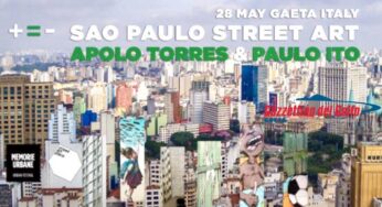 L’arte brasiliana sbarca a Gaeta con Memorie Urbane: “Sao Paulo Street Art” con Apolo Torres & Paulo Ito