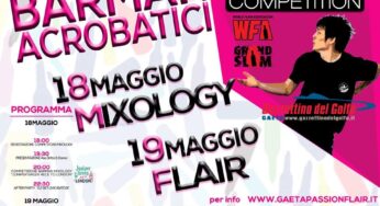 “Passion Flair Competition” al via con la gara mixology: per i vincitori in palio un viaggio a Londra