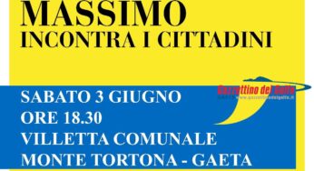 Elezioni Comunali a Gaeta: terzo comizio di Massimo Magliozzi domani a Monte Tortona