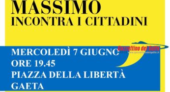 Elezioni Comunali Gaeta: Magliozzi incontra i cittadini in Piazza della Libertà 