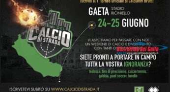 Approdano a Gaeta i Giochi del Calcio di Strada