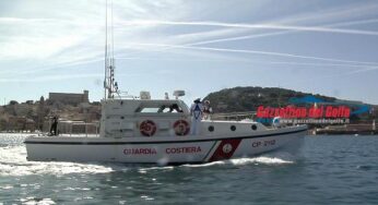 Operazioni della Guardia Costiera di Gaeta e Formia: salvate cinque persone su un gommone che imbarcava acqua, sequestro ad un venditore abusivo di pesce