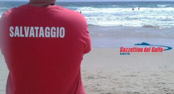 Serapo:oggi bandiera rossa! Salvataggio in mare nei pressi del lido Militare