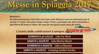 MARINA DI MINTURNO, MESSA IN SPIAGGIA 2017