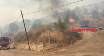 Vasto incendio a Santi Cosma e Damiano: evacuate abitazioni (VIDEO)