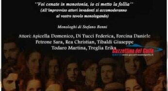 “Frammenti di Follia”: a Formia il teatro sbarca in birreria