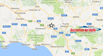 Terremoto, scossa all’alba a Cassino