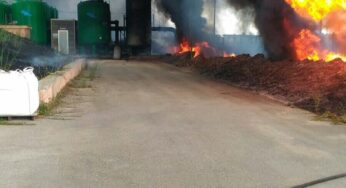 Incendio alla centrale Acqualatina di Aprilia