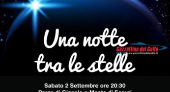 Formia e Scauri: “Una notte tra le stelle” con il Parco Regionale Riviera di Ulisse
