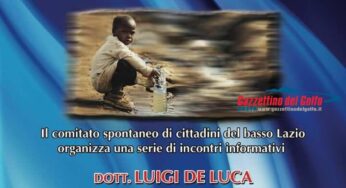 “Acqua come bene comune”: incontro con le parrocchie S. Giacomo Ap. Gaeta e di S. Erasmo Formia