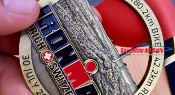 Zurigo, l’atleta della Poligolfo Formia Erasmo Marciano diventa un “Ironman”