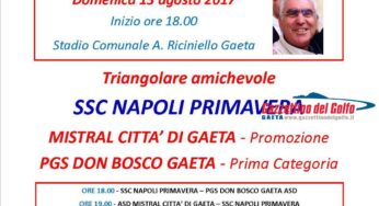 Calcio: Triangolare per Mistral e Don Bosco Gaeta con la Primavera del Napoli