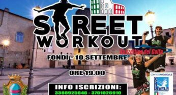 Arriva a Fondi llo Street workout