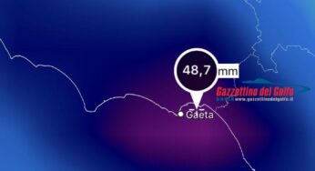Golfo di Gaeta, in arrivo piogge torrenziali e venti da burrasca: allerta massima