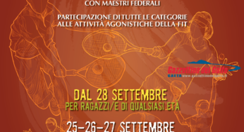 Dal 28 settembre al via la stagione invernale al CT Gaeta