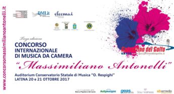 CONCORSO INTERNAZIONALE DI MUSICA DA CAMERA “MASSIMILIANO ANTONELLI”