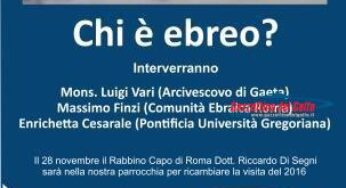 “Chi è ebreo?”: a Gaeta un’incontro con la comunità Ebraica