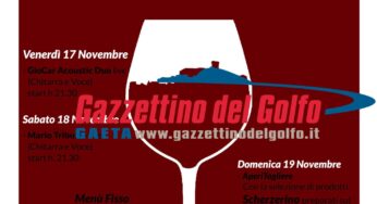 Gaeta: IV edizione del “Weekend del Novello”