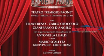 Formia: il 16 dicembre al via il “Premio Remigio Paone”