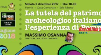 L’importanza di proteggere i reperti archeologici, convegno a Formia