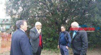 Aperto il cantiere in via Cassio a Forma per la realizzazione di un parco