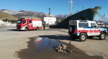 Incendio a bordo con feriti nel porto di Gaeta, ma è un’esercitazione