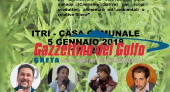 “Canapa, il ritorno”, convegno a Itri il 5 gennaio con il M5S