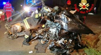 Grave incidente stradale a Cisterna: intera famiglia coinvolta