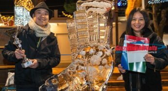 World Ice Art Competition: Shintaro Okamoto vince con l’Orso Bianco di Central Park