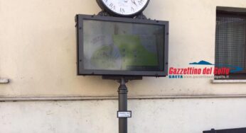 Acqualatina: installato un pannello informativo stabile a led nel Comune di Maenza